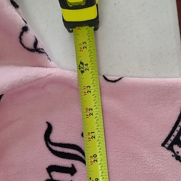 Juicy Couture women's oversized Pink Hoodie Pullover (Sleepwear line) size S/M - Picture 5 of 10